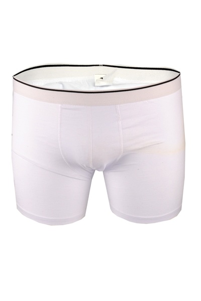 ModeXL Boxer pentru bărbați Mode XL Long Comfort 6355 Alb