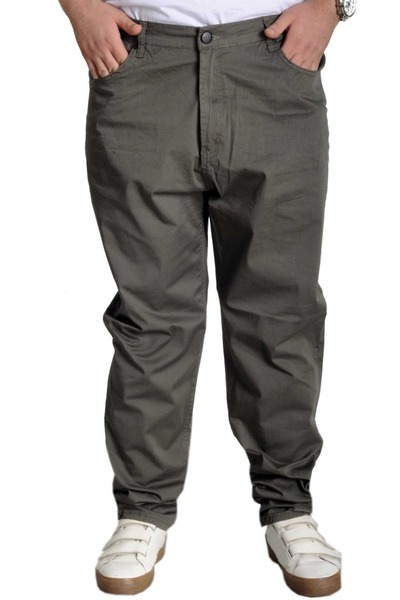 ModeXL Mode XL Men's Trousers Linen Milano Classic 20902 Khaki