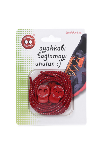 Nike Magic Locks Unisex Kırmızı Günlük Ayakkabı Bağcığı 11A1