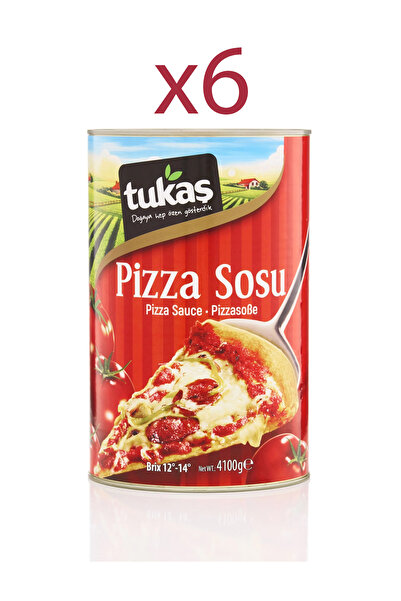 Tukaş Pizza Sosu 4100 gr X 6 Adet