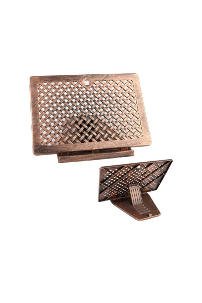 Çarşı Masaüstü Plastik Rahle Bronz Kaplama