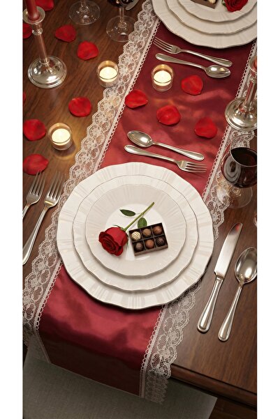 qtahya homes queen of kütahya Timeless Elegance Yemek Takımı 24 Parça Gerçek ...