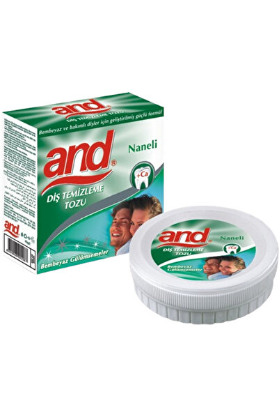 AND Diş Parlatma Tozu Nane Aromalı 40 gr