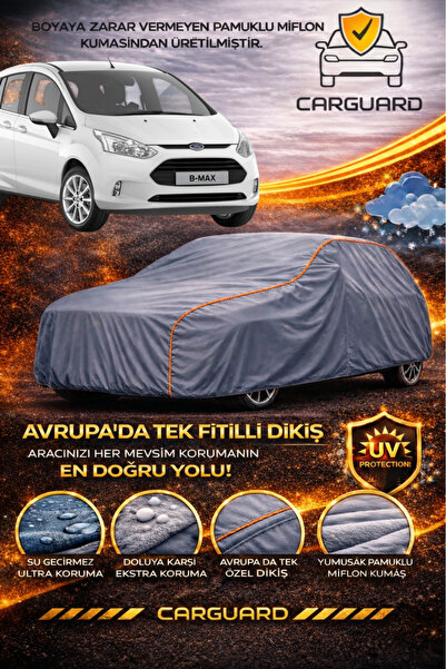 CarGuard Ford B-max 2012 Ve Sonrası Ile Uyumlu Pro Fitilli Miflonlu Araba Bra...