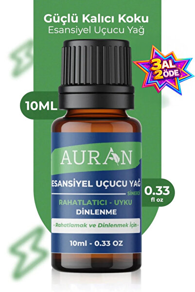 AURAN Rahatlatıcı Uyku Dinlenme Sinerji Karışım Esansiyel Uçucu Yağ Buhurdanl...