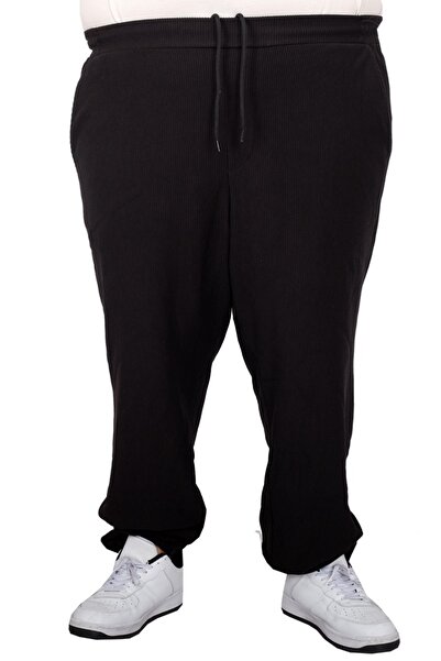 ModeXL بنطال رياضي مقاس كبير من موديل XL U25823 باللون الأسود