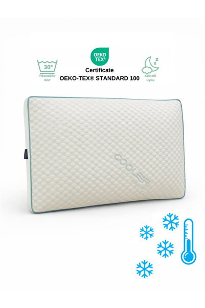 Morvella Cooler Extreme Visko Delikli Bütün Visco Sünger Yastık 60x40x14 cm 1...