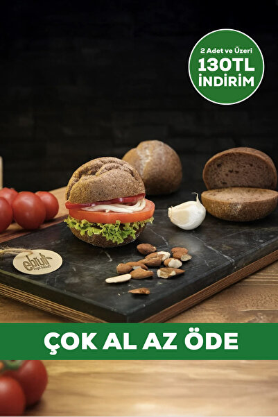 EBRULİ DOĞAL BAKKAL by beys Ketojenik Glutensiz Mayasız Sandviç Ekmek 240 Gr ...