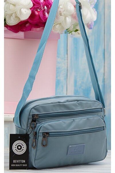 Bevitton Αδιάβροχη υφασμάτινη γυναικεία τσάντα ώμου Μπλε τσάντα χιαστί