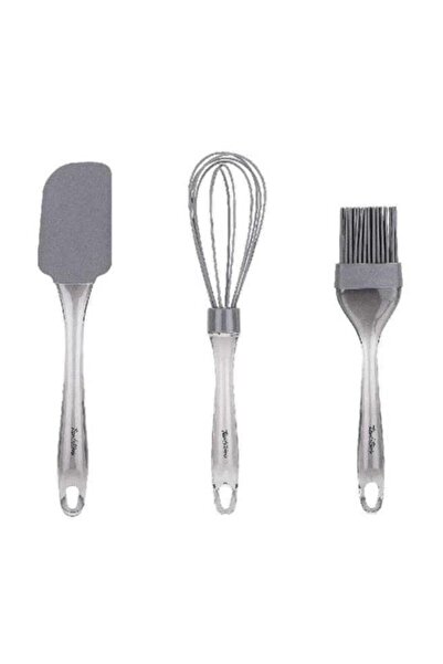 Tantitoni Gri Renkli Silikon 3lü Hazırlık Seti