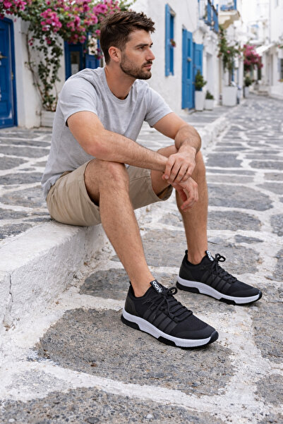 infinite8 Жіноче чоловіче взуття для спорту, повсякденне взуття чорне