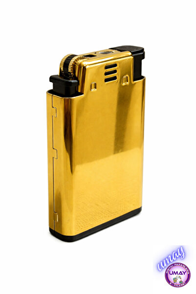 Hunter Metalik Çift Taraflı Gazlı Çakmak |Pürmüz+Normal Alev | Yeniden Doldur...