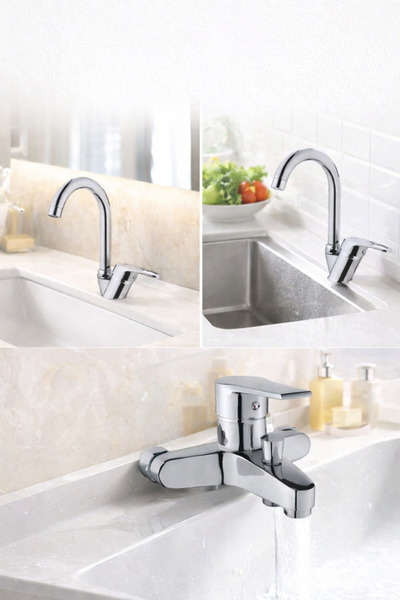 Sardıcı Mutfak Eviye Bataryası Lavabo Musluğu Banyo Armatürü