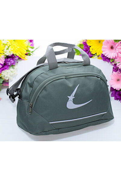 Bevitton Black Two-Compartment Long Strap Unisex Medium-Sized Travel Fitness ...