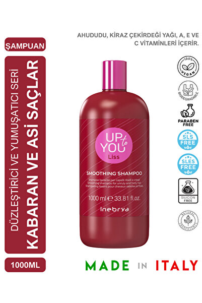 Inebrya Up To You Smoothing Düzleştirici ve Yumuşatıcı Şampuan 1000 ml