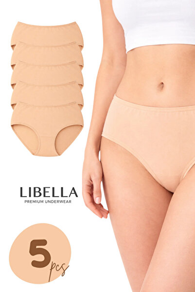 LİBELLA İÇ GİYİM Seria Premium Bumbac material elastic Pachet de 5 Chiloți pe...