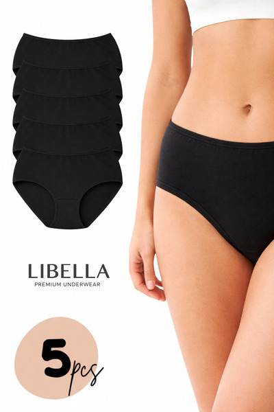 LİBELLA İÇ GİYİM Seria Premium Bumbac material elastic Pachet de 5 Chiloți pe...