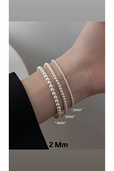 DURAN TAKI TASARIM Mayorka İnci Bileklik ( 2-3-4 mm )