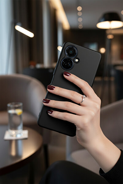 TechTrove Tecno Camon 19 Pro Kılıf İçi Kadife Süet Tasarımlı Kamera Korumalı ...