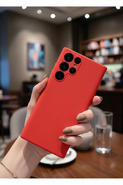 Hatreds Samsung Galaxy S23 Ultra Uyumlu İçi Kadife Kamera Korumalı Renkli Sil...