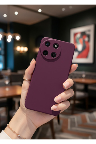 Hatreds Realme 11 4G Uyumlu İçi Kadife Kamera Korumalı Renkli Silikon Kılıf