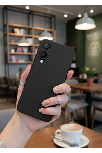 Hatreds Vivo Y17S Uyumlu İçi Kadife Kamera Korumalı Renkli Silikon Kılıf