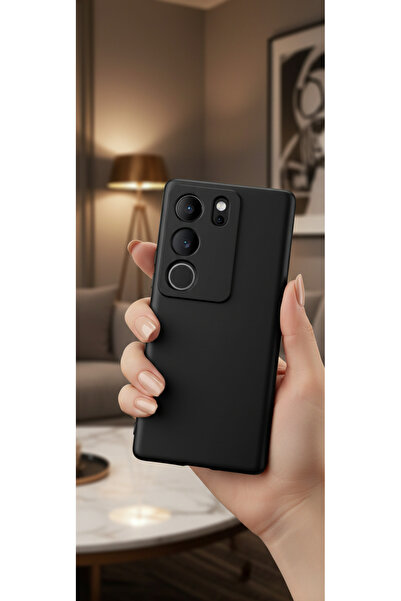 Hatreds Vivo V29 5G Uyumlu İçi Kadife Kamera Korumalı Renkli Silikon Kılıf