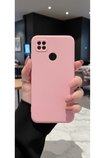 Hatreds Xiaomi Redmi 9C Uyumlu İçi Kadife Kamera Korumalı Renkli Silikon Kılıf