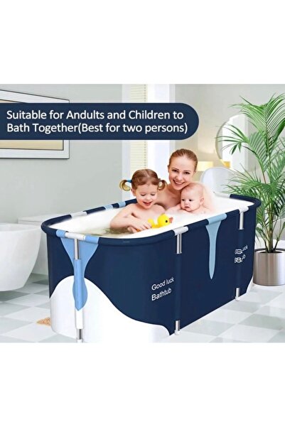 NZCollection Taşınabilir Katlanabilir Banyo Spa Küveti