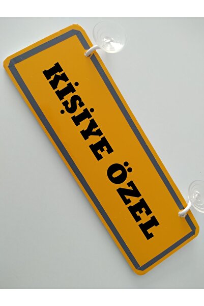 DNZSM Kişiye Özel Dekor Levha Vantuzlu (22X7,5CM) Vantuzlu Isimlik, Cam Içi P...