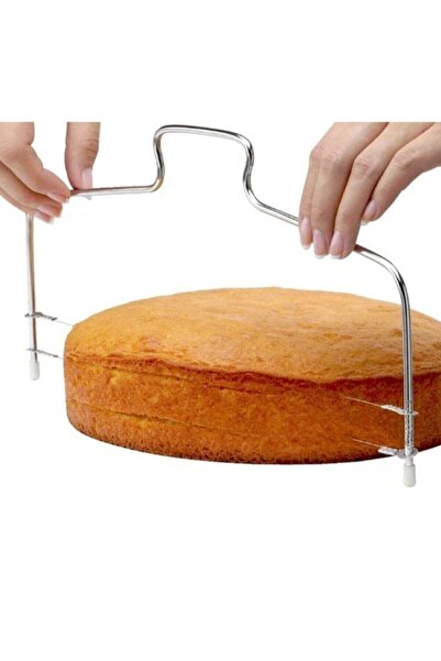 Genel Markalar Paslanmaz Pasta Pandispanya Kek Kesme Testeresi 32 Cm Kek Bölm...