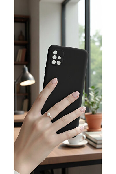 TechTrove Galaxy A71 Kılıf Içi Kadife Süet Tasarımlı Kamera Korumalı Renkli S...