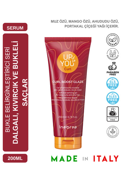 Inebrya Curl Re‑Boost Bukle Canlandırıcı Sprey 200 ml