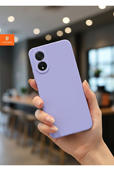 Hatreds Oppo A38 Uyumlu İçi Kadife | Mat Renkli Kamera Korumalı Kılıf