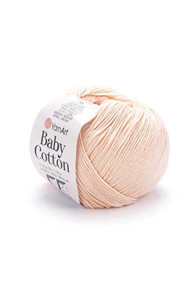 Yarnart Baby Cotton - Bebek El Örgü Ipi Açık Yavruağzı-411