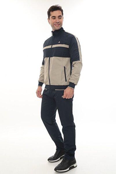 SOCCER Twill Combed Cotton Fabric Men's Sports Tracksuit Set 4411