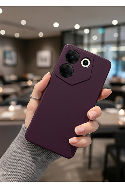 TechTrove Tecno Camon 20 Pro 5G Kılıf İçi Kadife Süet Tasarımlı Kamera Koruma...