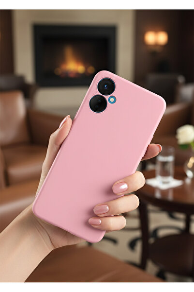 Hatreds Tecno Spark 9 Pro Uyumlu İçi Kadife Kamera Korumalı Renkli Silikon Kılıf