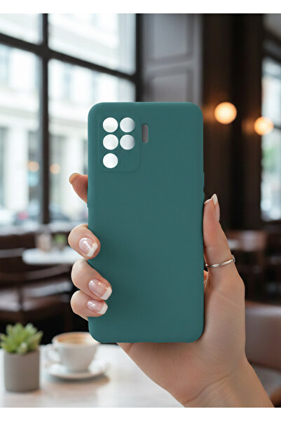 Hatreds Oppo Reno 5 Lite Uyumlu İçi Kadife Kamera Korumalı Renkli Silikon Kılıf