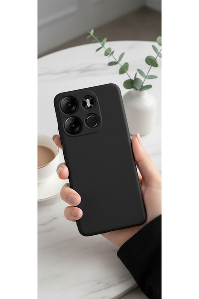 Hatreds Tecno Spark Go 2023 Uyumlu İçi Kadife Kamera Korumalı Renkli Silikon ...