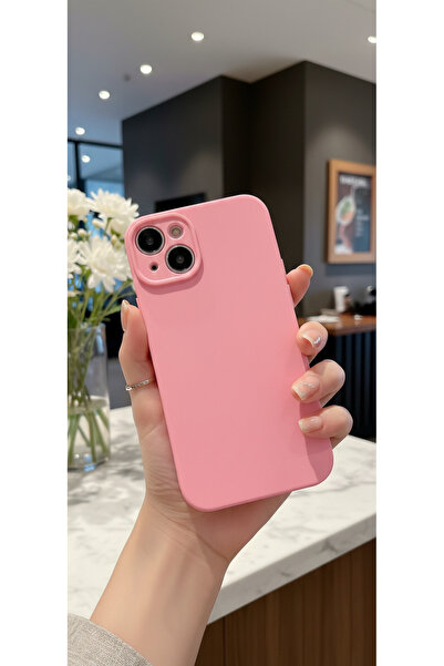 Hatreds Apple  iPhone 15 Plus Uyumlu İçi Kadife Kamera Korumalı Renkli Siliko...