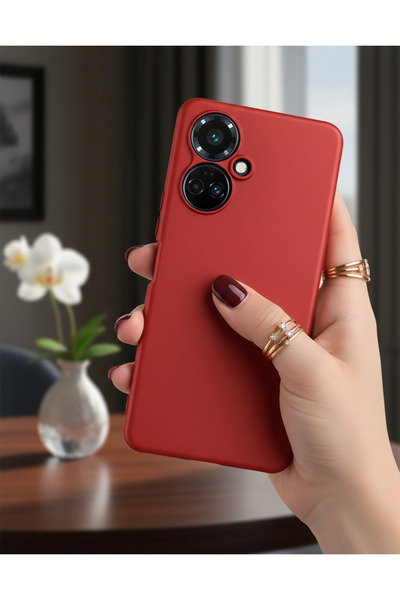 Hatreds Tecno Camon 19 Pro Uyumlu İçi Kadife Kamera Korumalı Renkli Silikon K...