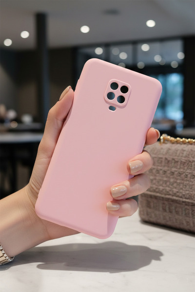 Hatreds Xiaomi Redmi Note 9 Pro Uyumlu İçi Kadife Kamera Korumalı Renkli Sili...