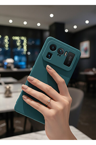 Hatreds Xiaomi Mi 11 Ultra Uyumlu İçi Kadife Kamera Korumalı Renkli Silikon K...