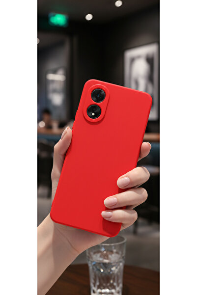 Hatreds Oppo A38 Uyumlu İçi Kadife | Mat Renkli Kamera Korumalı Kılıf