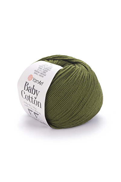Yarnart Baby Cotton - Baby Hand Knitting Νήμα Χακί-443