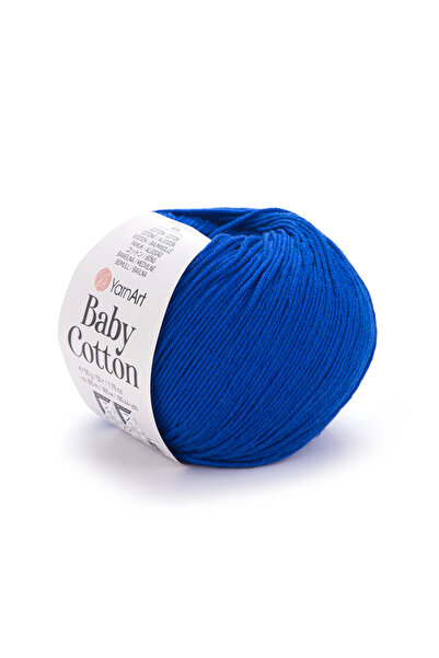 Yarnart Bumbac pentru bebeluși - Ață de tricotat manual pentru bebeluși Saks ...