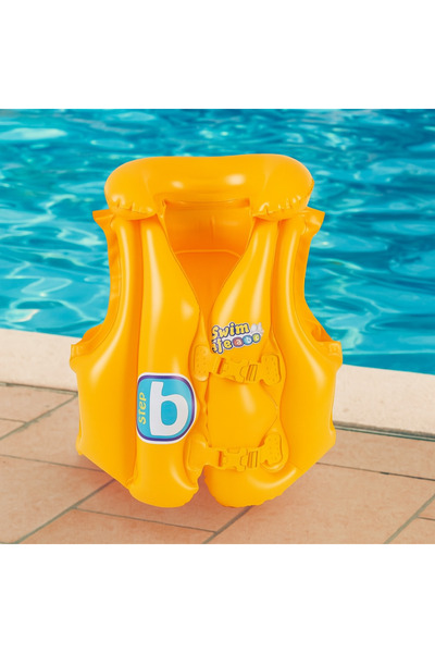 BESTWAY Şişme Can Yeleği Deniz Yeleği Şişme Cankurtaran Yelek Life Vest Yakal...
