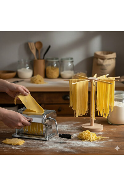 Masis Home Erişte, Makarna, Spagetti, Hamur, Mantı Açma Makinesi Şekillendiri...