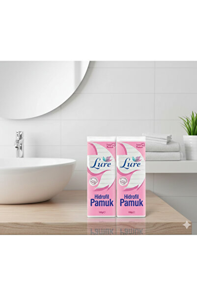 LURE 2 Adet Hidrofil Pamuk 100 G